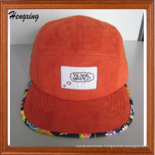 5 Panel Cap with Reverse Turn Eyebrow 5 Panels Leisure Caps